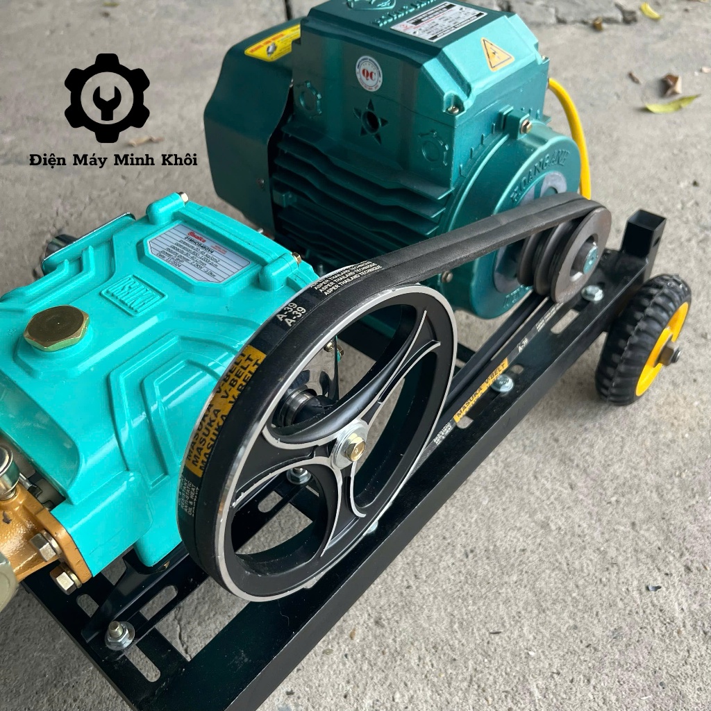 [Dây 20M] Bộ máy rửa xe áp lực ty sứ 2.9HP Osaika môtơ 3, 4HP dây đồng|Máy rửa xe công nghiệp cao áp | BigBuy360 - bigbuy360.vn