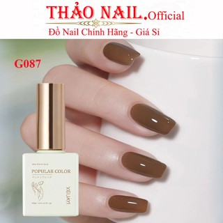 Sơn gel màu nâu trà G087 XEIJAYI Chính Hãng