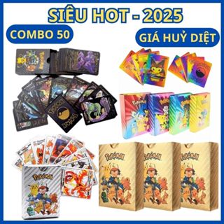 [RẺ RÙNG MÌNH] 110 Chiếc Thẻ Pokemon Kim Loại Màu Siêu Đẹp Cao Cấp Chirazard, Pikachu, Iron Thorns