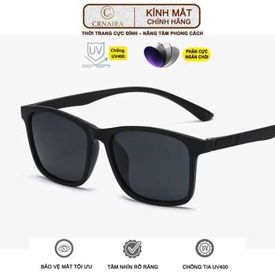 Kính mát Crnaira watch M74 phân cực chống chói, chống tia UV400, gọng dẻo TR90 siêu nhẹ