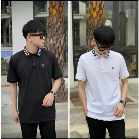 Áo Poloo chữ thêu cổ D222 hàng sc hot được ktra hàng