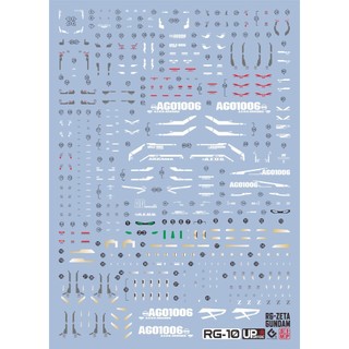 Đề can - Decal nước RG Zeta