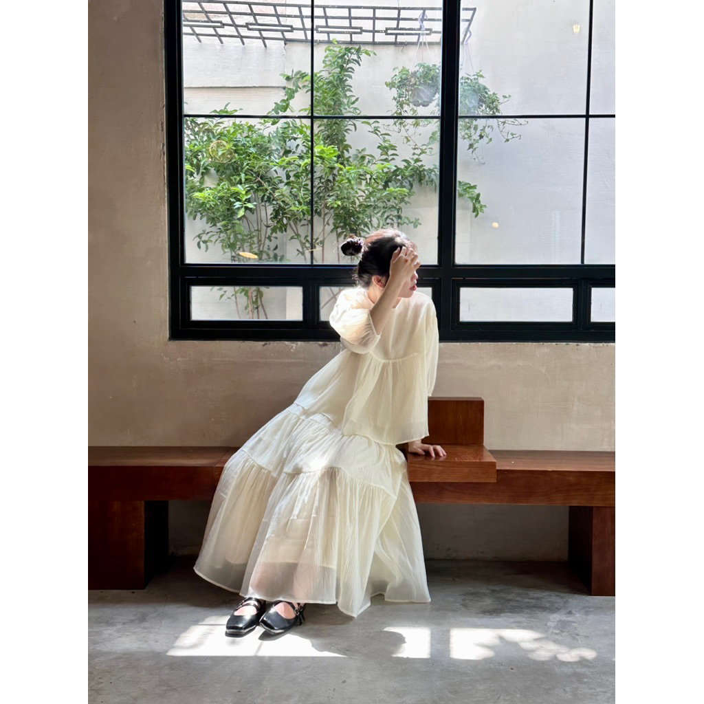 set áo tơ bồng bềnh - CLOUD