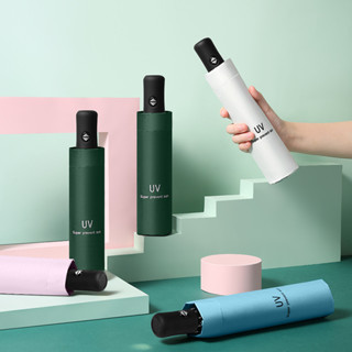 Dù Che Mưa Gấp Gọn, Ô Che Nắng Thủ Công Siêu Bền, 10 NAN, 3 Lớp Chống Tia UV