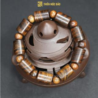 Vòng tay gỗ Bách xanh Đốt trúc Chìm nước 10/12/14mm chất gỗ già thơm cho nam và nữ | Thiên Mộc Bảo