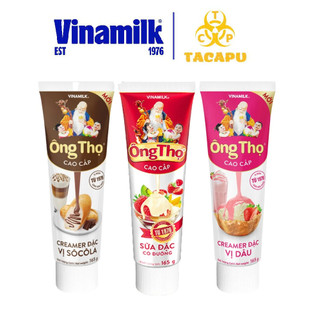  Combo 6 Tuýp Sữa Đặc Có Đường Ông Thọ 165g Vị Dâu  Socola  Matcha  Cà Phê  9 Loại Hạt - TACAPU 
