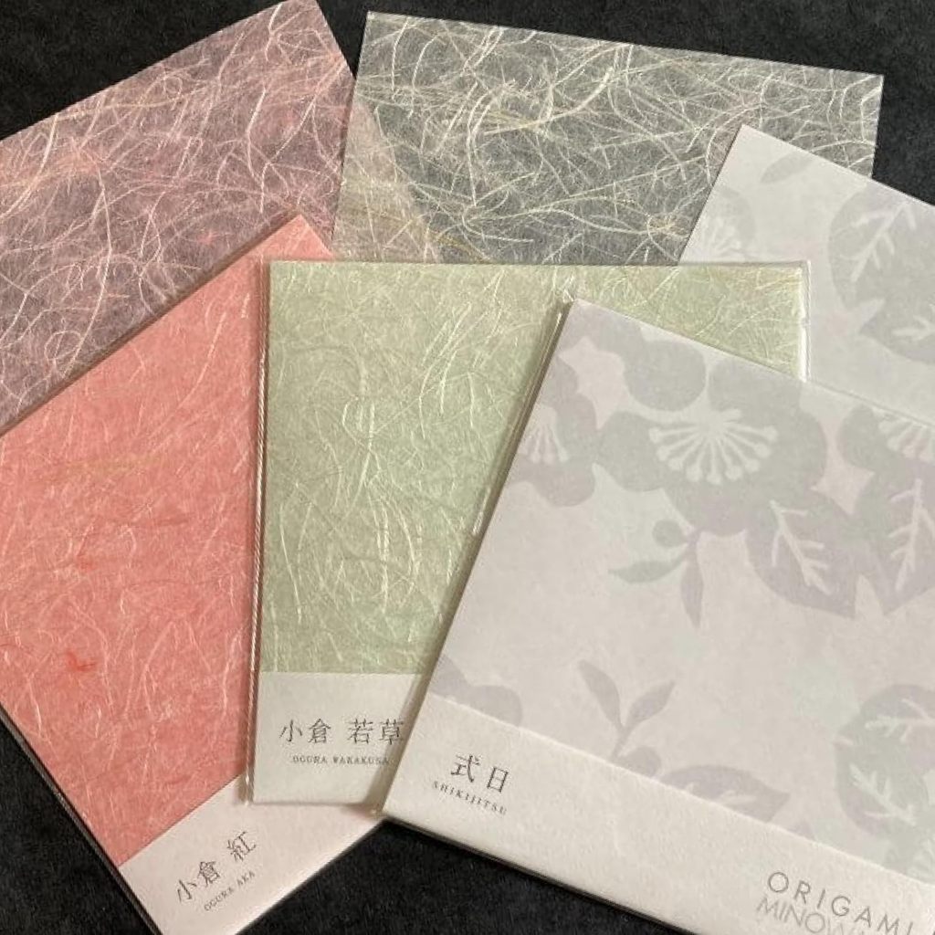 Trực tiếp từ Nhật Bản Washi Origami Bộ phổ biến Đỏ Wakakusa Shikinichi Trắng Cam Vàng-xanh lá cây Ca