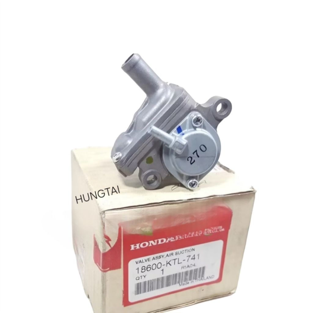 Cục xử lý khí thải ông hơi đầu bò WAVE Thái S100... zin 18600-KTL-741