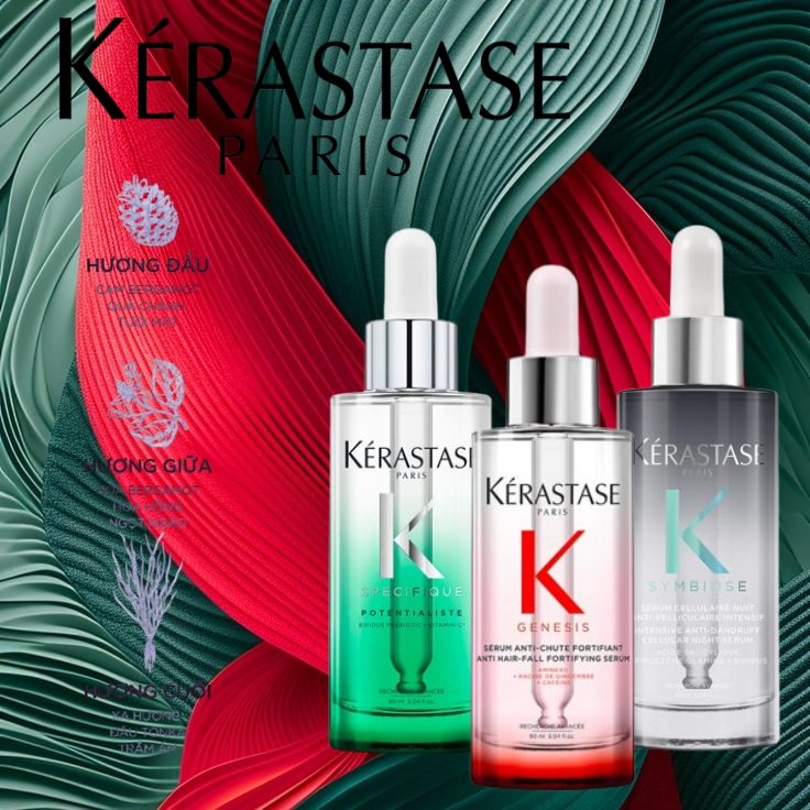 Serum chống gãy rụng tóc Kerastase 30ml/Anti Hair Fall Serum/Genesis Anti-Chute Fortifiant/Specifqe