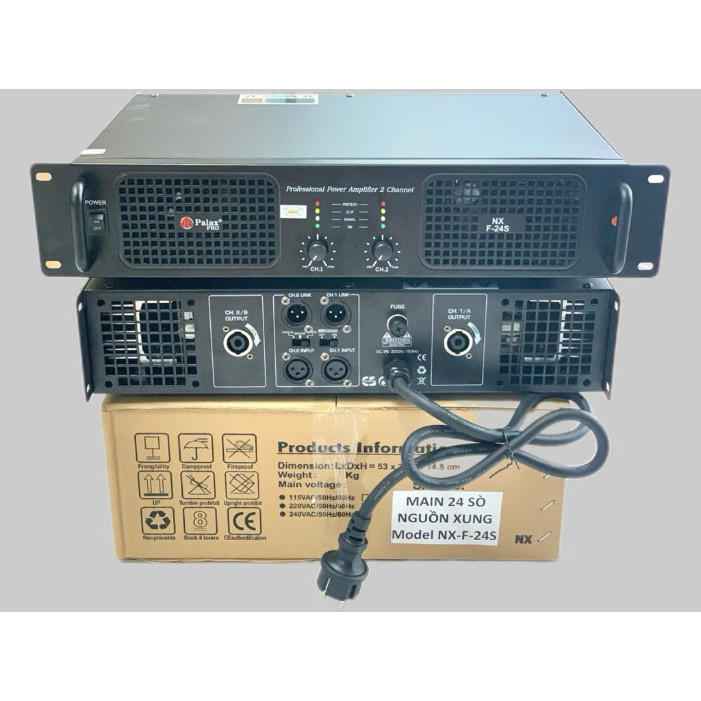 Main, Đẩy GHS palaxpro nguồn xung F-24, 24 sò