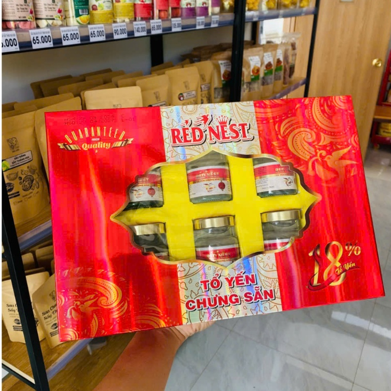 [HỘP 6 LỌ 70ML] YẾN SÀO KHÁNH HÒA CHƯNG SẴN 18%