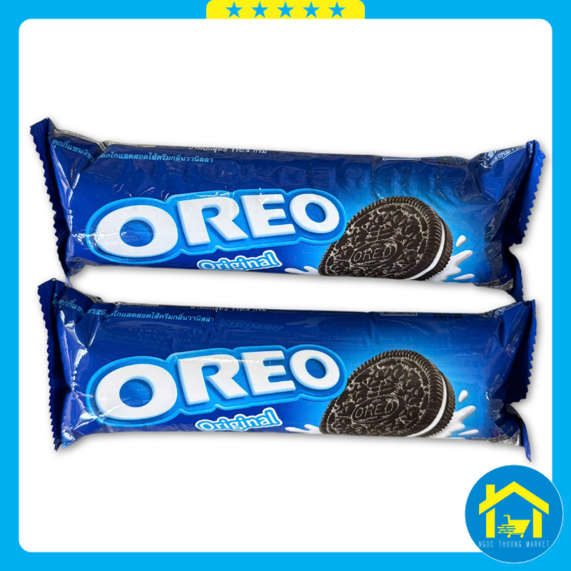 OREO Combo 2 cây - Bánh OREO original Bánh quy sôcôla nhân kem