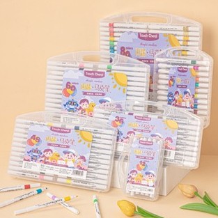 Bút Màu 12/24/36/48/60 Acrylic Marker Vẽ Trên Mọi Chất Liệu Có Thể Vẽ Chồng Màu, Màu Sắc Tươi Sáng Dễ Sử Dụng