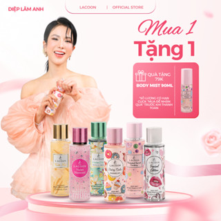 LACOON Body Mist 250ML Xịt Thơm Body Hương Nước Hoa Nam Nữ Chính Hãng Lưu Hương Lâu Không Nồng Gắt