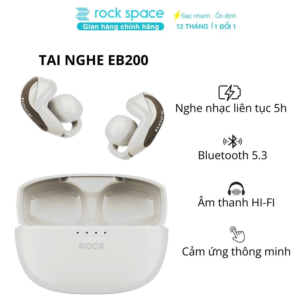 Tai nghe bluetooth không dây nhét tai TWS Ai ROCKSPACE EB200 Smart Earphones hàng chính hãng có BH | BigBuy360 - bigbuy360.vn