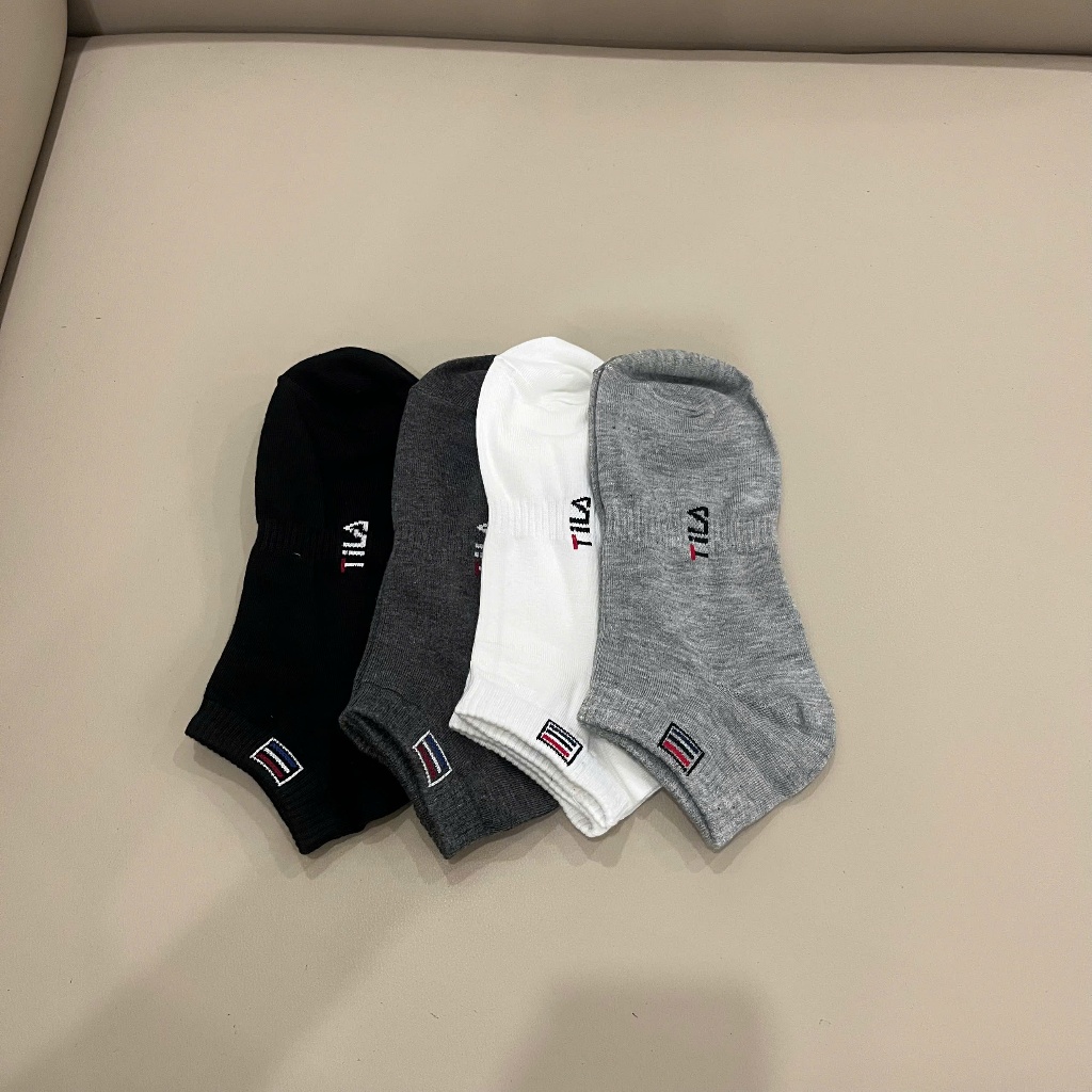 Lố 10 đôi tất nam cổ ngắn hàng xuất dư chống hôi chân, thoáng khí TN1