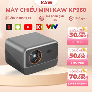 Máy Chiếu Mini KAW KP960 Siêu Nét, Độ Phân Giải Full HD, Chiếu Phim, Dạy Học, Âm Thanh Sống Động