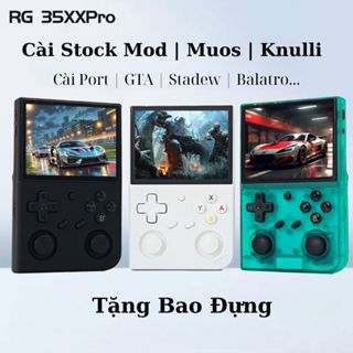 Anbernic rg35xx pro , bản nâng cấp toàn diện, tặng bao đựng, cài đặt Muos-StockMod-Knulli tùy chọn, cop full game hay.