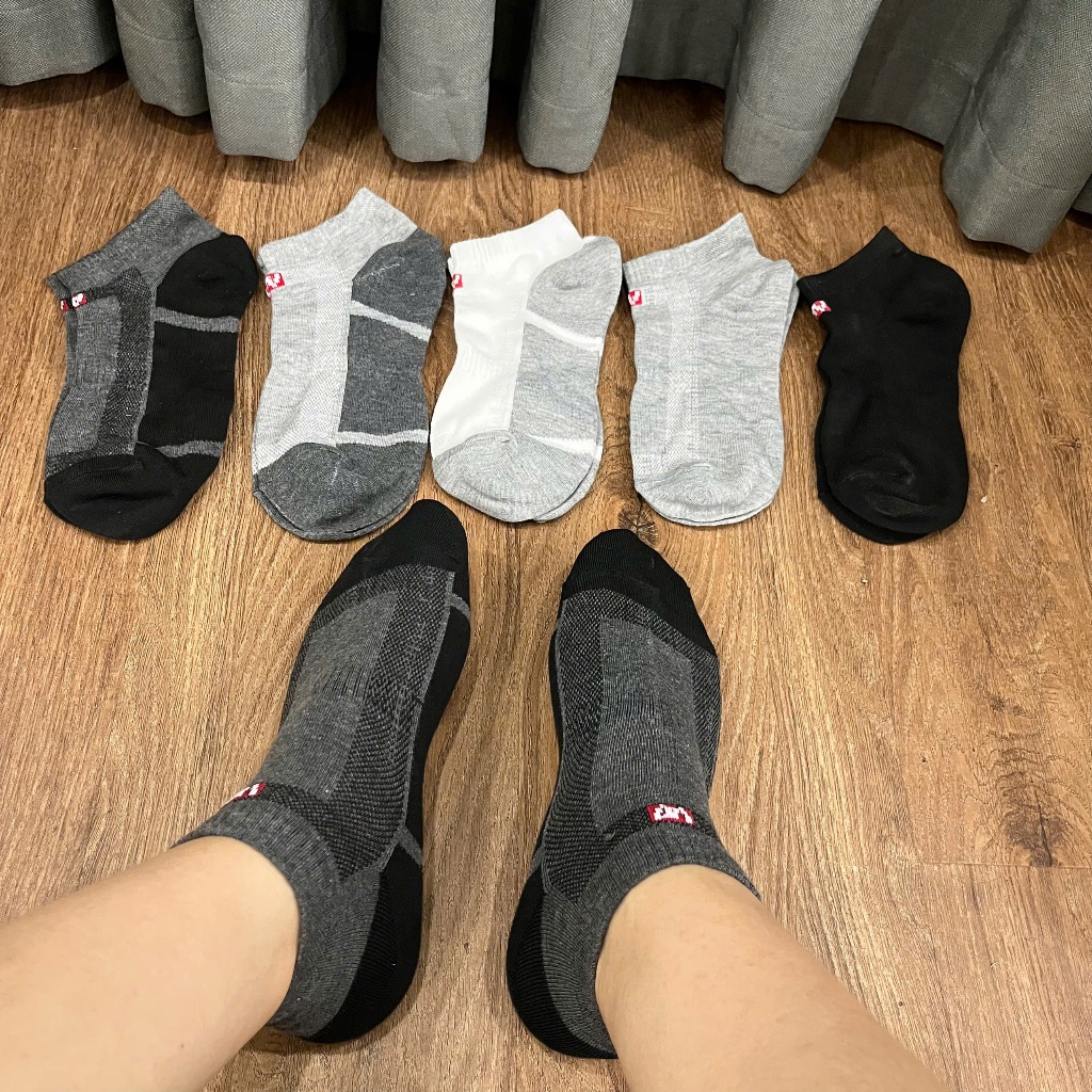 Sét 5 sét 10 Đôi Tất Nam Kháng Khuẩn Chống Hôi Chân Cổ Ngắn U2