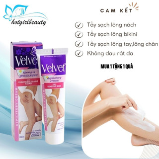 Tẩy lông VELVEL kem triệt lông vĩnh viễn vùng kín nách tay chân bikini an toàn cam kết k đau rát