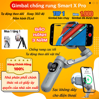 Gimbal chống rung điện thoại Smart X Pro - Gậy quay video chất lượng hơn DJI, Smart X Pro, Smooth 4,...