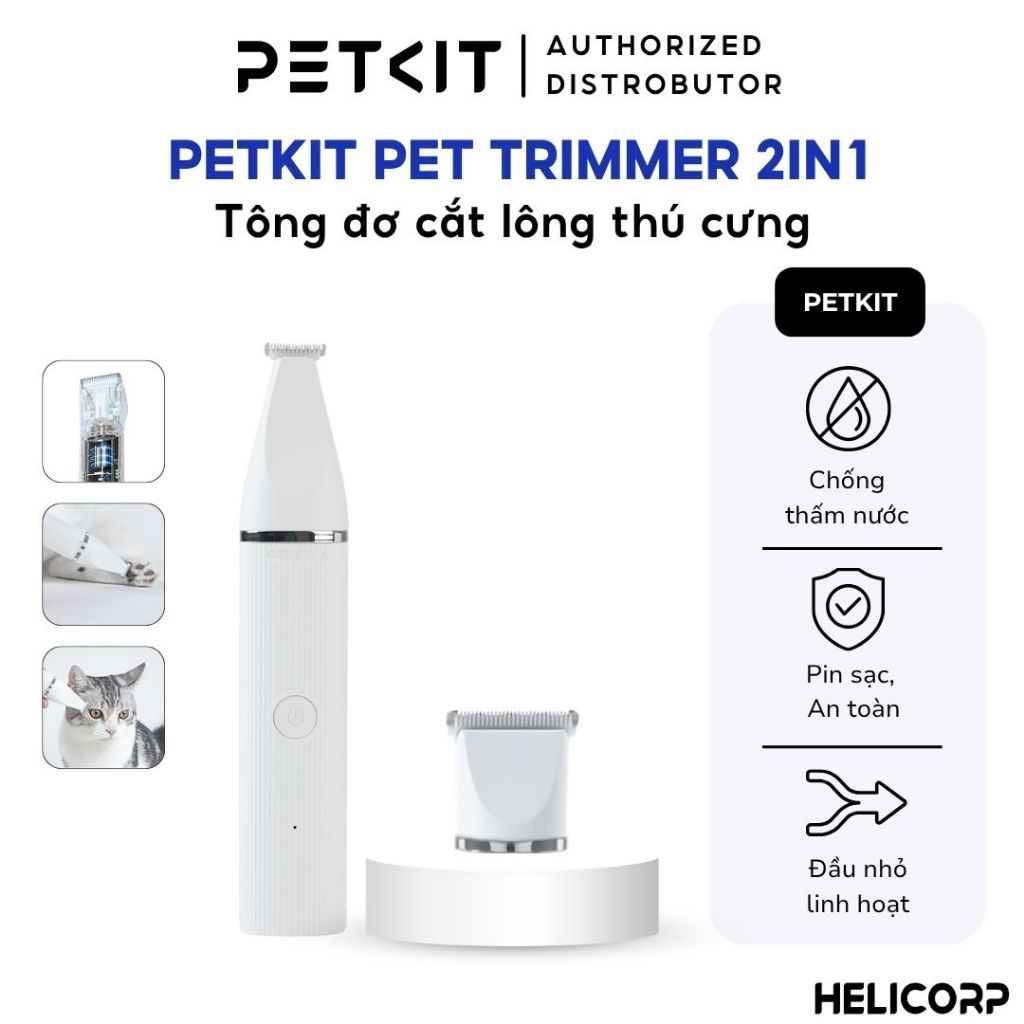 Tông Đơ Petkit Pro Cắt Tỉa Lông Chó Mèo, Cạo Lông Chó Mèo - HeLiCorp