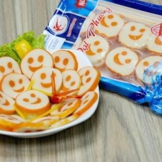 THẢ LẨU SURIMI MẶT CƯỜI GÓI 32 MIẾNG