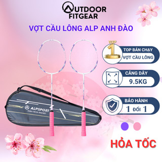 Vợt cầu lông 4UG5 hoa anh đào ALP-SPORT nguyên bản 100% hoàn toàn Full Carbon 22 - 28lbs