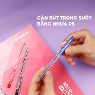 Bút Bi Bấm 0.5mm Thiên Long FlexOffice FO-03 (Đủ Màu)