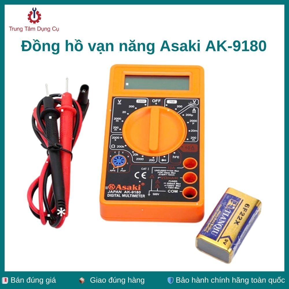 Đồng hồ vạn năng Asaki AK-9180