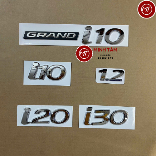 Logo dán Trang Trí Cho Xe Hyundai I10 I20 I30 I40 [minhtam]