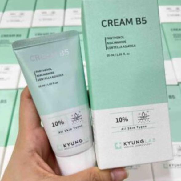 [Chính Hãng] Kem dưỡng Hỗ trợ cấp ẩm giúp làm dịu da mặt Chăm sóc da mụn kyunglab Cream B5-50ml