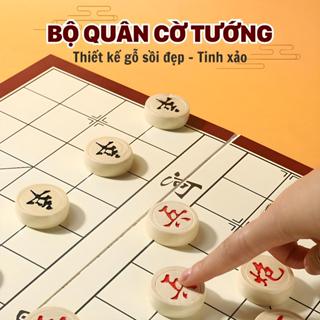  Bộ Cờ Tướng Bằng Gỗ Cao Cấp Đồ Chơi Board Game Chiến Thuật Bàn Cờ Tướng Cỡ Lớn Quân Cờ Gỗ Sồi Quân Cờ Tướng 