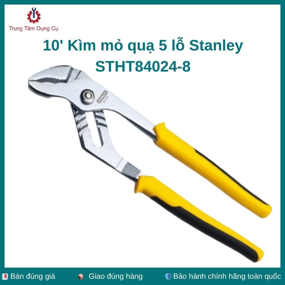 10' Kìm mỏ quạ 5 lỗ Stanley STHT84024-8