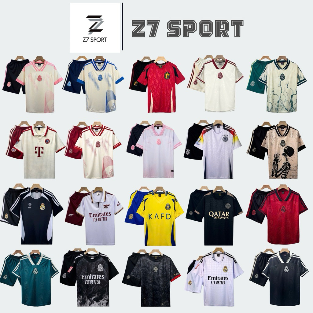 Bộ quần áo bóng đá, đồ đá banh LOGO THÊU vải THUN LẠNH cao cấp loại I Top Sport