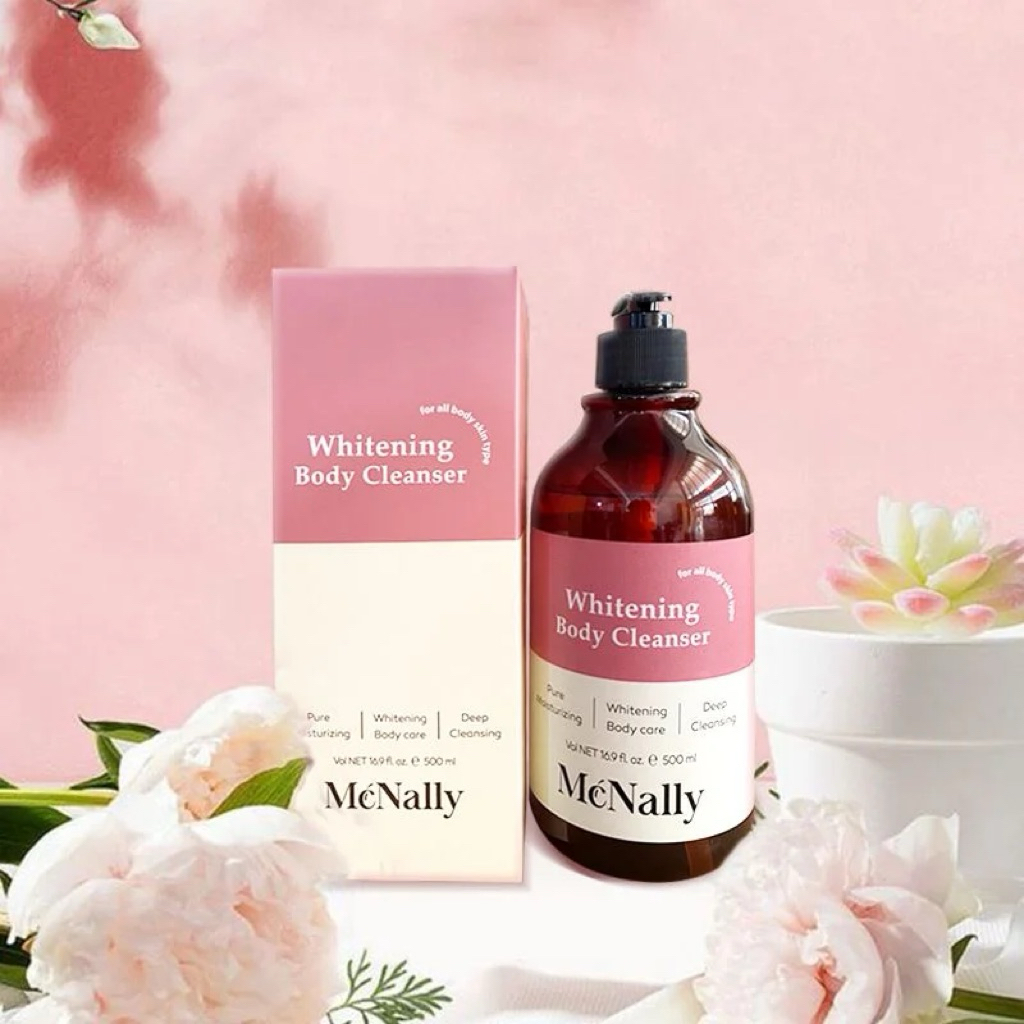 Sữa tắm hương nước hoa McNally Whitening Body Cleanser 500ml