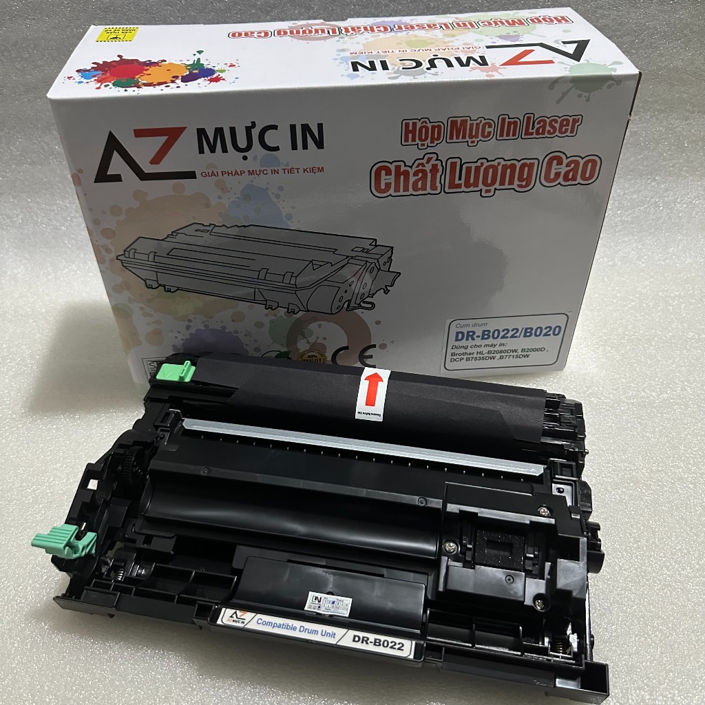 Bộ Cụm Drum DR-B022 + Mực B022 AZ cho máy in Brother HL-B2000D, HL-B2080DW, DCP-B7535DW, MFC-B7715DW
