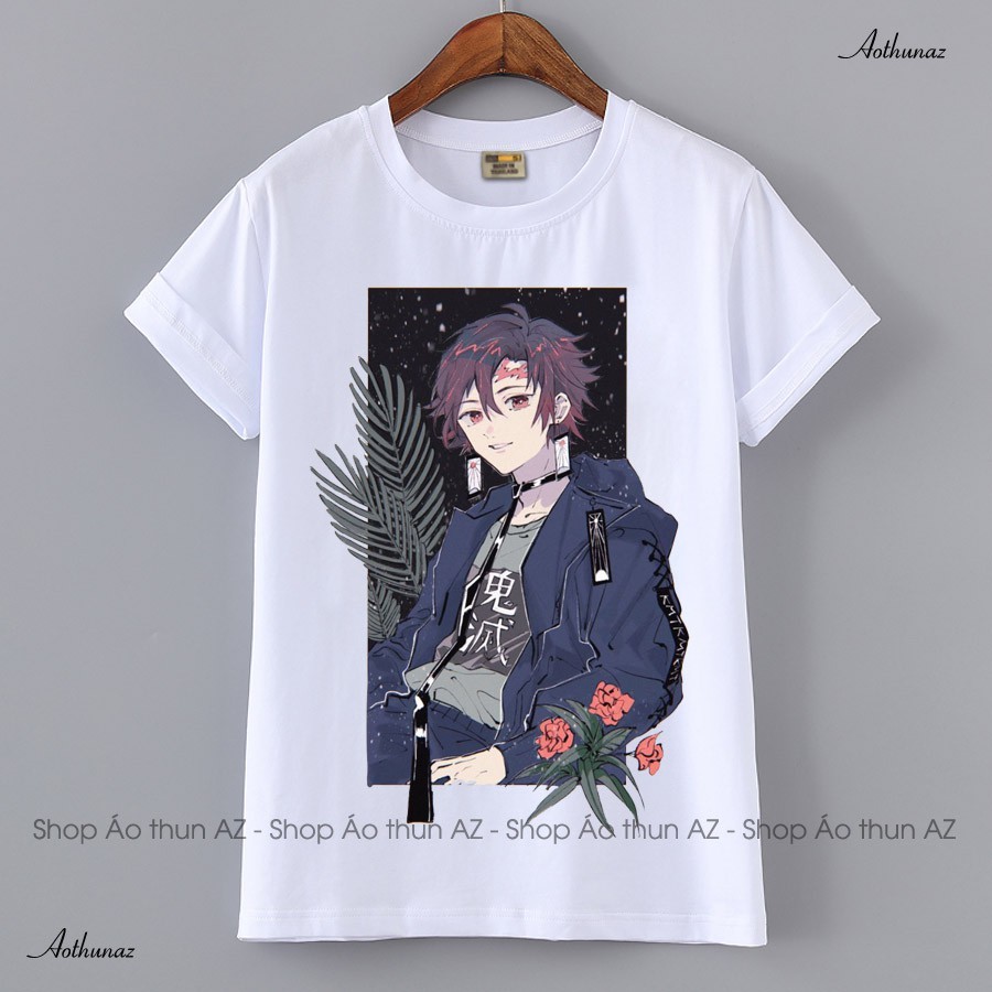 Áo thun Anime Kimetsu no Yaiba Tanjiro Nezuko Kamado Tanjiro ĐỦ SIZE