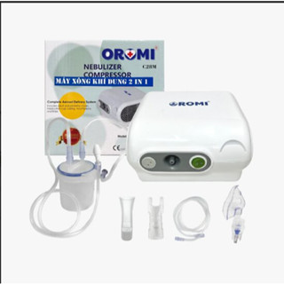 Máy Xông Hút Mũi Họng 2 Trong 1 Oromi C28M Công Suất Máy Lớn, Độ Bền Cao, Phù Hợp Dùng Cho Gia Đình