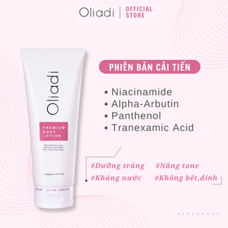   Hàng chính hãng  - Kem Body Oliadi Dưỡng Trắng Toàn Thân Với Công Nghệ Hạt Nano Phân Tử 200mL 