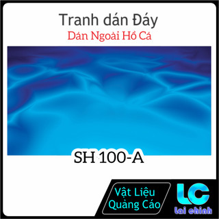 Decal dán hồ cá biển xanh_Tranh 3D dán Hồ Cá_sẵn keo_SH 100