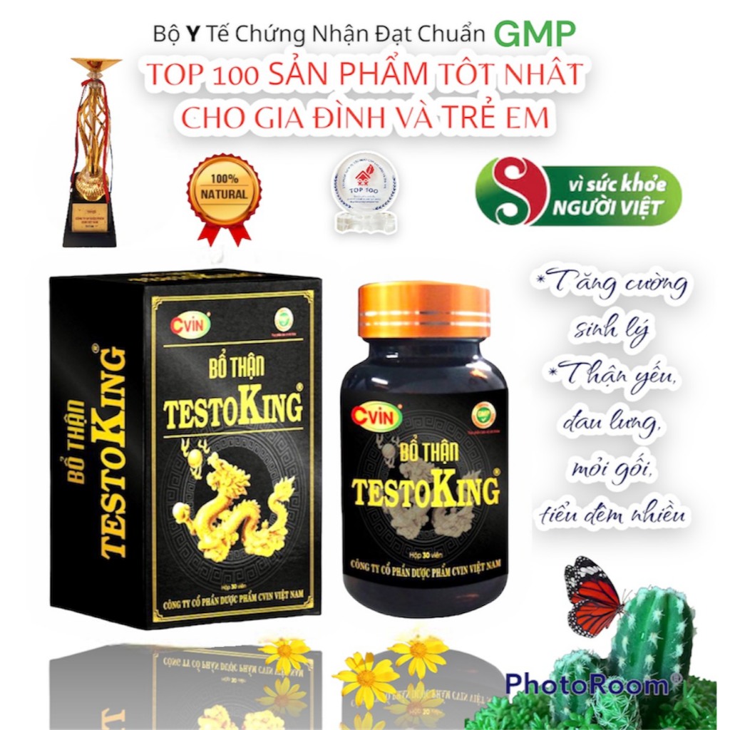 Viên Uống Bổ Thận Tăng Cường Sinh Lý Cho Nam Giới TESTOKING-Chậm Mãn Dục,Tăng Sinh Lực