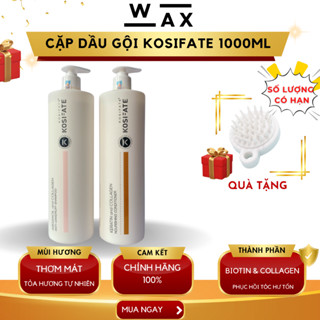  Dầu Cặp Dầu Gội Xả Dưỡng Sinh KOSIFATE Phục Hồi Đa Tầng Tóc Hư Tổn Sạch Gầu 