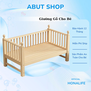  Giường ngủ cho bé chất liệu gỗ thông tự nhiên an toàn giường ghép cho bé nhiều kích thước - Abut Shop 