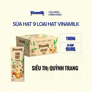 Thùng 24 Hộp Sữa 9 Loại Hạt Dinh Dưỡng Vinamilk Super Nut 180ML ( Mẫu Mới ) ...