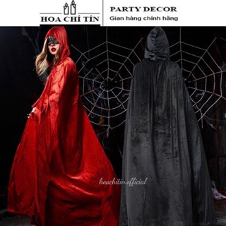 Áo choàng nhung hoá trang dự tiệc trang phục Halloween