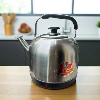 Ấm Siêu Tốc Điện Đế Liền Đạt Tường 4.0L–5.0L | Đun Nước Nhanh, Tự Ngắt, Inox Cao Cấp, Chống Cạn, có còi báo sôi.