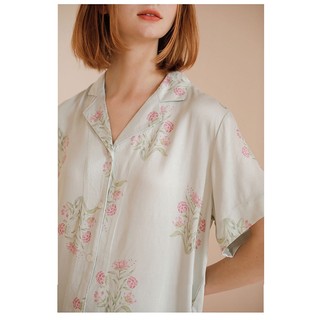  After Bath - Bộ Pyjama Hydrangea Green Short PJ Set - PJ128 