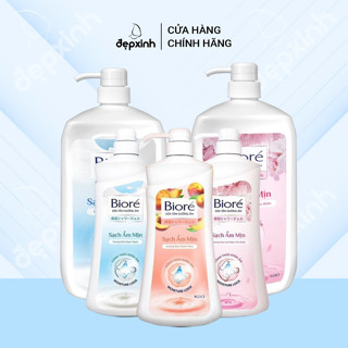Sữa tắm Biore dưỡng ẩm đủ mùi hương