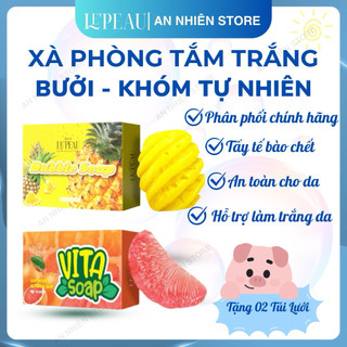   TẶNG TÚI LƯỚI  Soap Bưởi - Soap Khóm | Xà Phòng Tắm Trắng Tẩy Da Chết Hiệu Quả 
